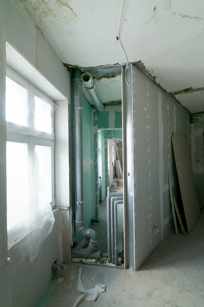 Budynek administacyjno-socjalny - Prace instalacji wentylacyjno-klimatyzacyjnej