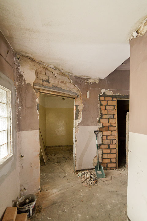 Przebudowa pomieszczeń zaplecza budynku administracyjno-socjalnego.